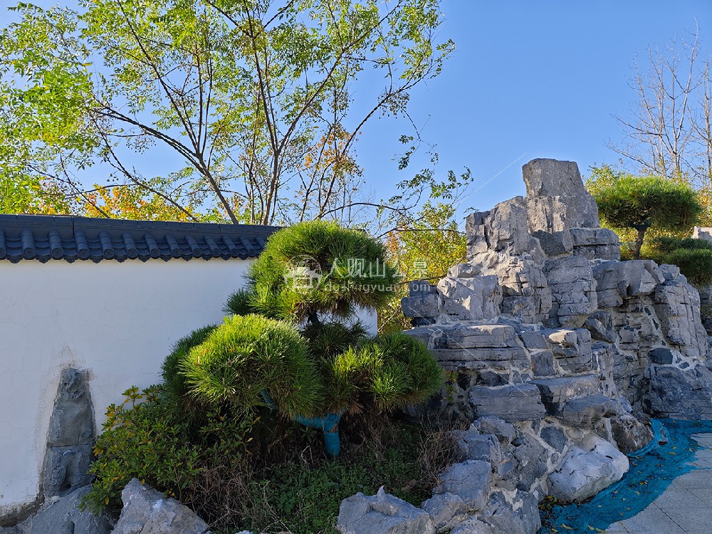园区假山